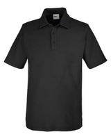 Core 365 CE112 Men's Fusion ChromaSoft Pique Polo #color_BLACK