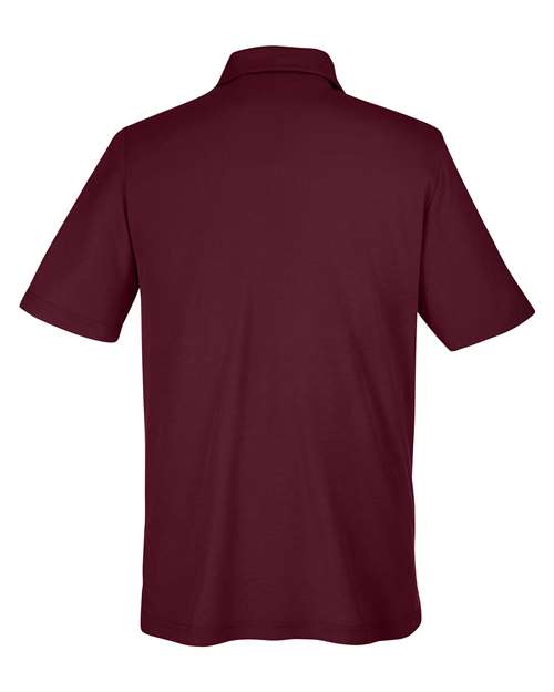 Core 365 CE112 Men's Fusion ChromaSoft Pique Polo #color_BURGUNDY