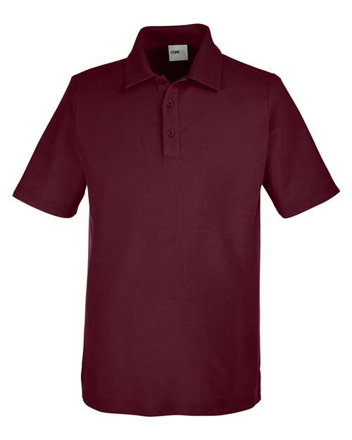 Core 365 CE112 Men's Fusion ChromaSoft Pique Polo #color_BURGUNDY