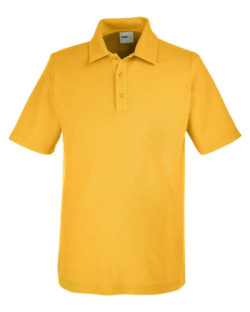 Core 365 CE112 Men's Fusion ChromaSoft Pique Polo #color_CAMPUS GOLD