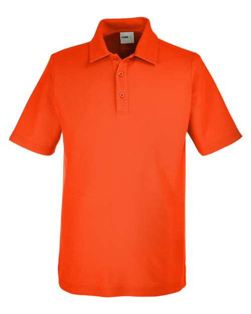 Core 365 CE112 Men's Fusion ChromaSoft Pique Polo #color_CAMPUS ORANGE