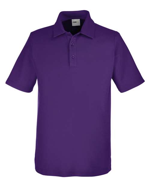 Core 365 CE112 Men's Fusion ChromaSoft Pique Polo #color_CAMPUS PURPLE