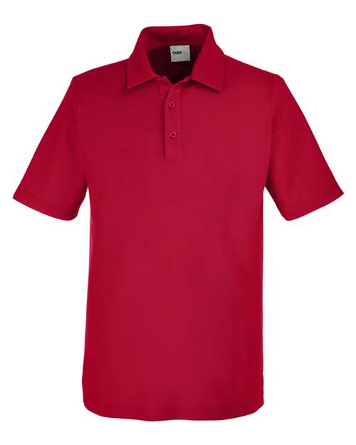 Core 365 CE112 Men's Fusion ChromaSoft Pique Polo #color_CLASSIC RED