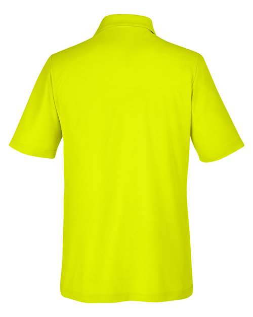 Core 365 CE112 Men's Fusion ChromaSoft Pique Polo #color_SAFETY YELLOW