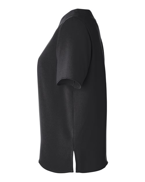 Devon & Jones DP613W Ladies' Perfect Fit Boat-Neck Blouse #color_BLACK
