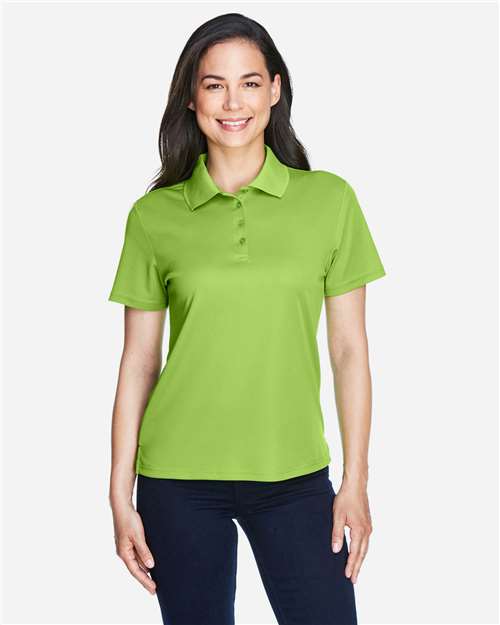 Core 365 78181 Ladies' Origin Performance Piqu Polo #color_ACID GREEN