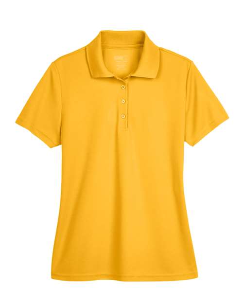 Core 365 78181 Ladies' Origin Performance Piqu Polo #color_CAMPUS GOLD