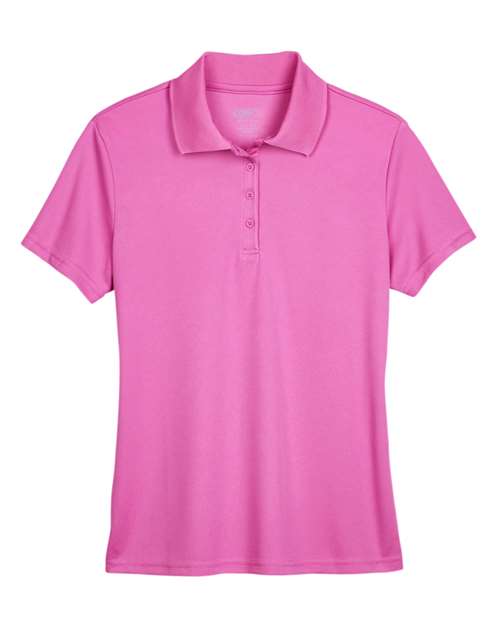 Core 365 78181 Ladies' Origin Performance Piqu Polo #color_CHARITY PINK