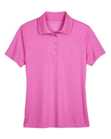 Core 365 78181 Ladies' Origin Performance Piqu Polo #color_CHARITY PINK