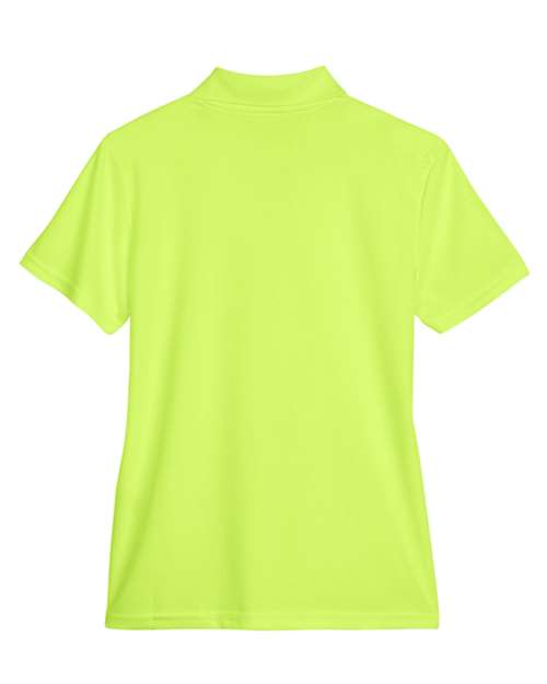 Core 365 78181 Ladies' Origin Performance Piqu Polo #color_SAFETY YELLOW