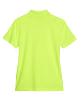 Core 365 78181 Ladies' Origin Performance Piqu Polo #color_SAFETY YELLOW