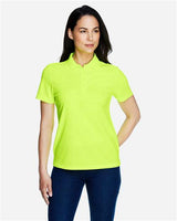 Core 365 78181 Ladies' Origin Performance Piqu Polo #color_SAFETY YELLOW
