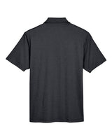 Devon & Jones DG22 CrownLux PerformanceMen's Address Melange Polo #color_BLACK HEATHER