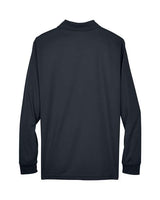 Core 365 88192 Men's Pinnacle Performance Long-Sleeve Piqu Polo #color_CARBON