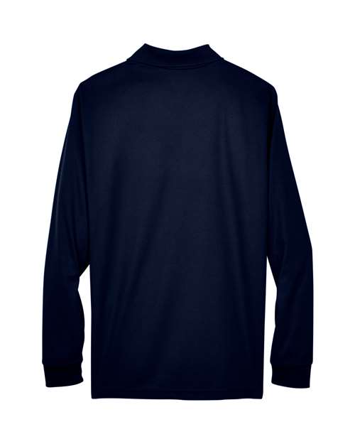 Core 365 88192 Men's Pinnacle Performance Long-Sleeve Piqu Polo #color_CLASSIC NAVY