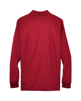 Core 365 88192 Men's Pinnacle Performance Long-Sleeve Piqu Polo #color_CLASSIC RED