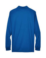 Core 365 88192 Men's Pinnacle Performance Long-Sleeve Piqu Polo #color_TRUE ROYAL