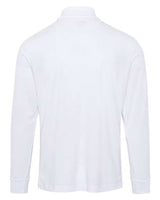 Core 365 88192 Men's Pinnacle Performance Long-Sleeve Piqu Polo #color_WHITE