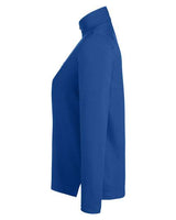 Core 365 CE405W Ladies' Fusion ChromaSoft Pique Quarter-Zip #color_TRUE ROYAL