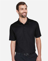 Devon & Jones DG20 CrownLux Performance Men's Plaited Polo #color_BLACK