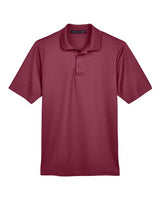 Devon & Jones DG20 CrownLux Performance Men's Plaited Polo #color_BURGUNDY