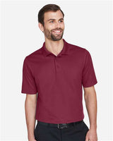 Devon & Jones DG20 CrownLux Performance Men's Plaited Polo #color_BURGUNDY