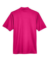 Devon & Jones DG20 CrownLux Performance Men's Plaited Polo #color_CROWN RASPBERRY