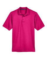 Devon & Jones DG20 CrownLux Performance Men's Plaited Polo #color_CROWN RASPBERRY