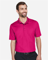 Devon & Jones DG20 CrownLux Performance Men's Plaited Polo #color_CROWN RASPBERRY