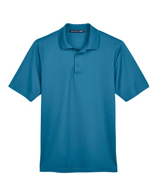 Devon & Jones DG20 CrownLux Performance Men's Plaited Polo #color_DARK TEAL