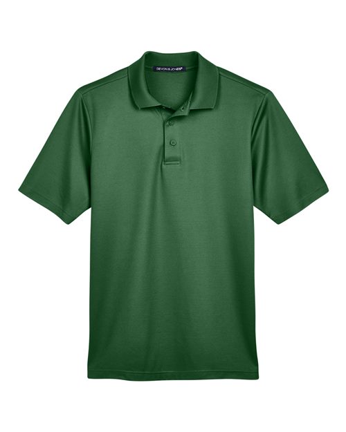 Devon & Jones DG20 CrownLux Performance Men's Plaited Polo #color_FOREST