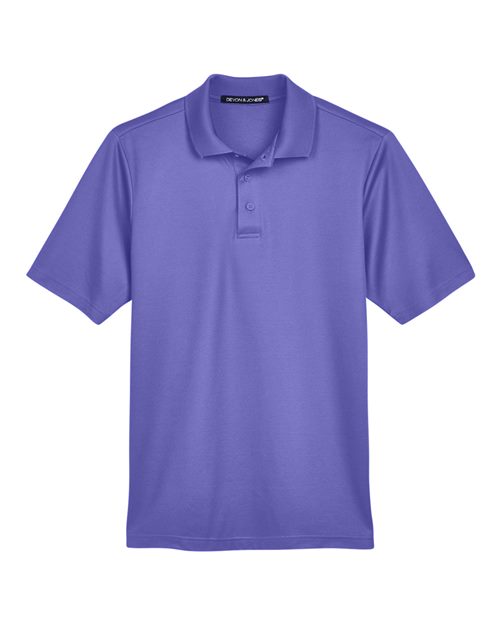 Devon & Jones DG20 CrownLux Performance Men's Plaited Polo #color_GRAPE