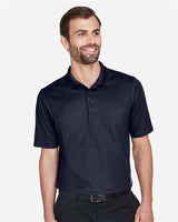 Devon & Jones DG20 CrownLux Performance Men's Plaited Polo #color_NAVY