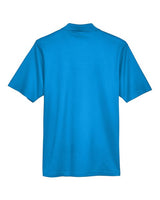 Devon & Jones DG20 CrownLux Performance Men's Plaited Polo #color_OCEAN BLUE