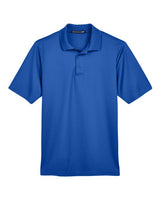 Devon & Jones DG20 CrownLux Performance Men's Plaited Polo #color_TRUE ROYAL
