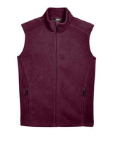 Core 365 88191 Men's Journey FleeceVest #color_BURGUNDY