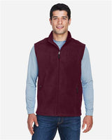 Core 365 88191 Men's Journey FleeceVest #color_BURGUNDY