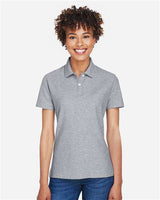 Devon & Jones DG150W Ladies' DRYTEC20 Performance Polo #color_GREY HEATHER
