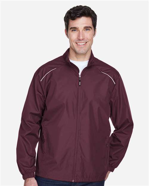 Core 365 88183 Men's Motivate Unlined Lightweight Jacket #color_BURGUNDY