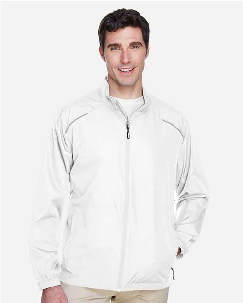 Core 365 88183 Men's Motivate Unlined Lightweight Jacket #color_WHITE