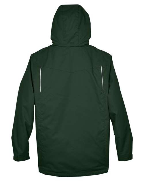 Core 365 88205 Men's Region 3-in-1 Jacket with Fleece Liner #color_FOREST