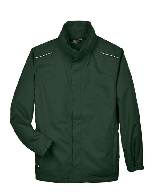 Core 365 88205 Men's Region 3-in-1 Jacket with Fleece Liner #color_FOREST