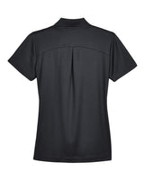 Devon & Jones DG20W CrownLux Performance Ladies' Plaited Polo #color_BLACK