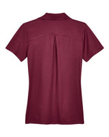 Devon & Jones DG20W CrownLux Performance Ladies' Plaited Polo #color_BURGUNDY