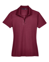 Devon & Jones DG20W CrownLux Performance Ladies' Plaited Polo #color_BURGUNDY