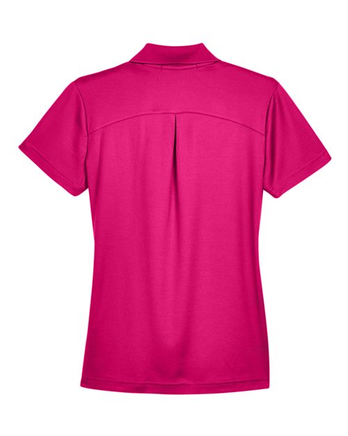 Devon & Jones DG20W CrownLux Performance Ladies' Plaited Polo #color_CROWN RASPBERRY