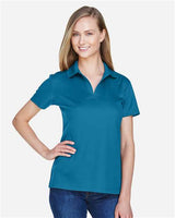 Devon & Jones DG20W CrownLux Performance Ladies' Plaited Polo #color_DARK TEAL