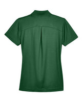 Devon & Jones DG20W CrownLux Performance Ladies' Plaited Polo #color_FOREST