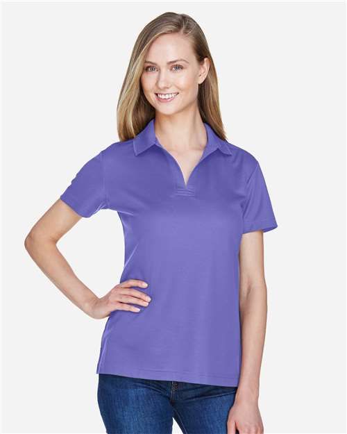 Devon & Jones DG20W CrownLux Performance Ladies' Plaited Polo #color_GRAPE