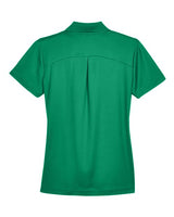 Devon & Jones DG20W CrownLux Performance Ladies' Plaited Polo #color_KELLY GREEN